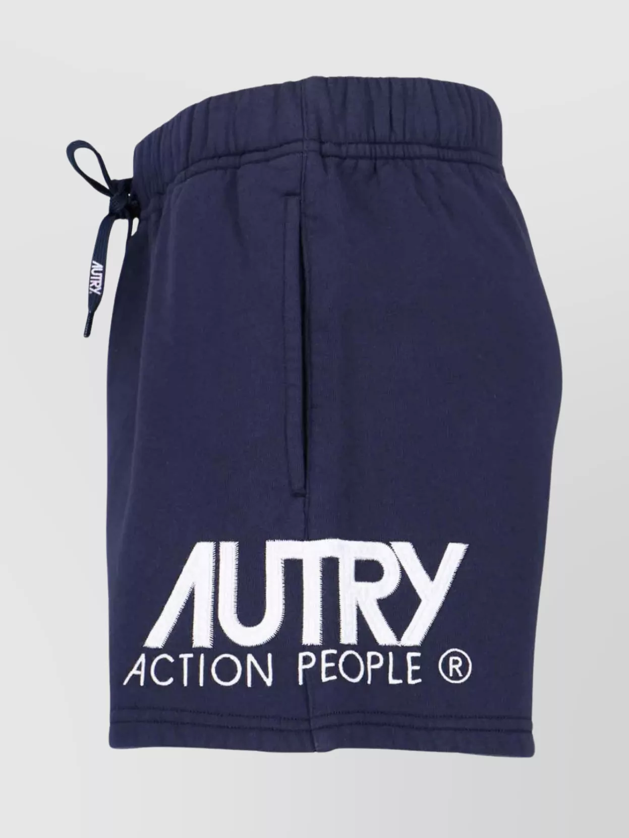 Autry Straight Shorts With Back Pocket And Elastic Waistband