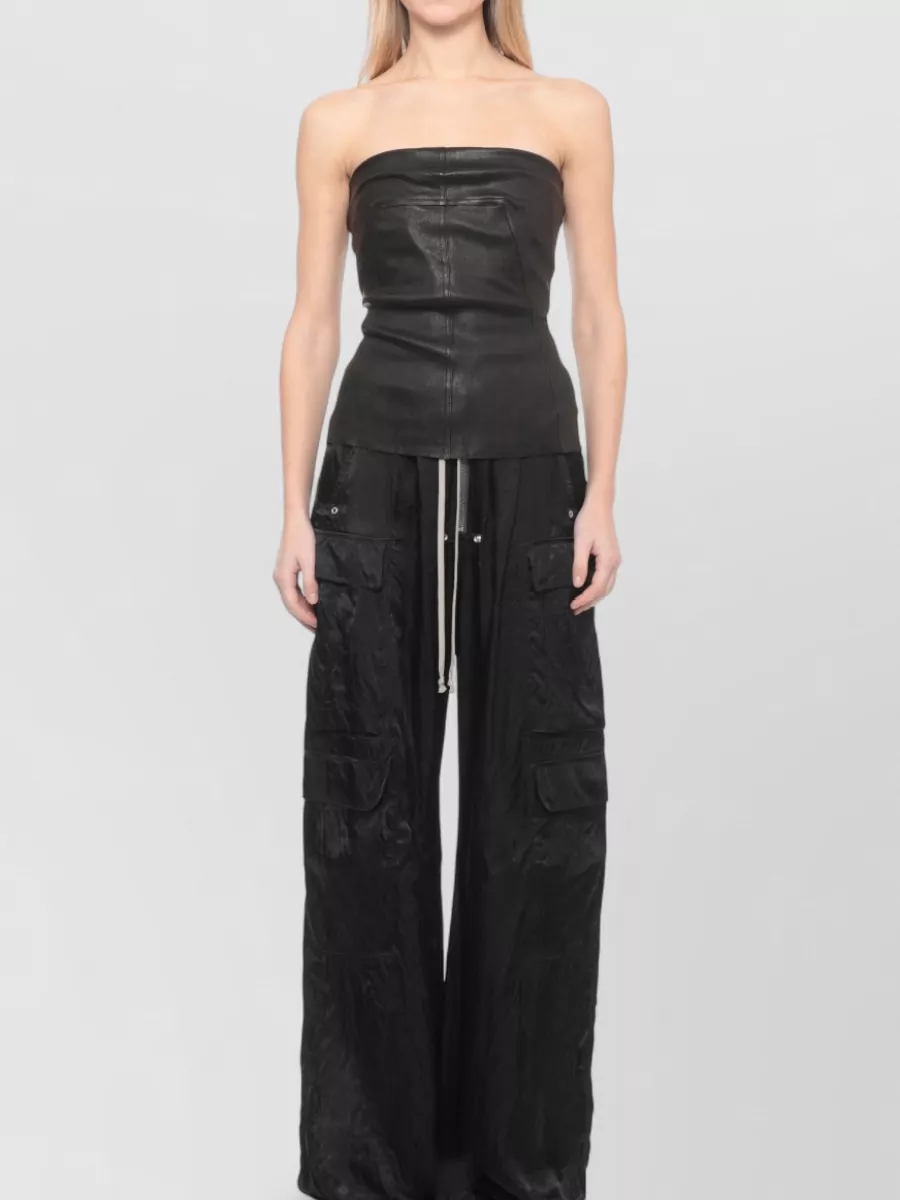 Rick Owens Leather Sleeveless Top