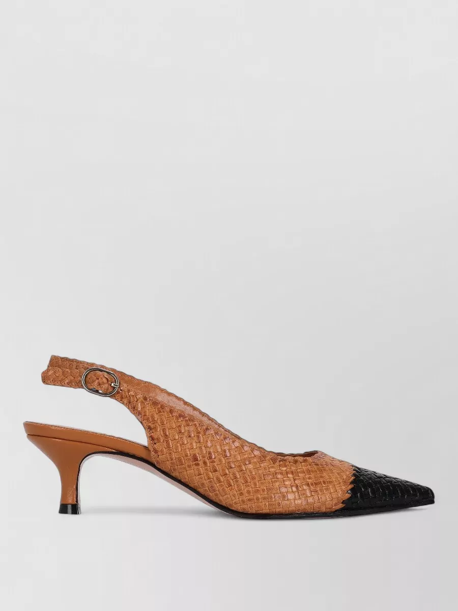 La Rose woven pumps