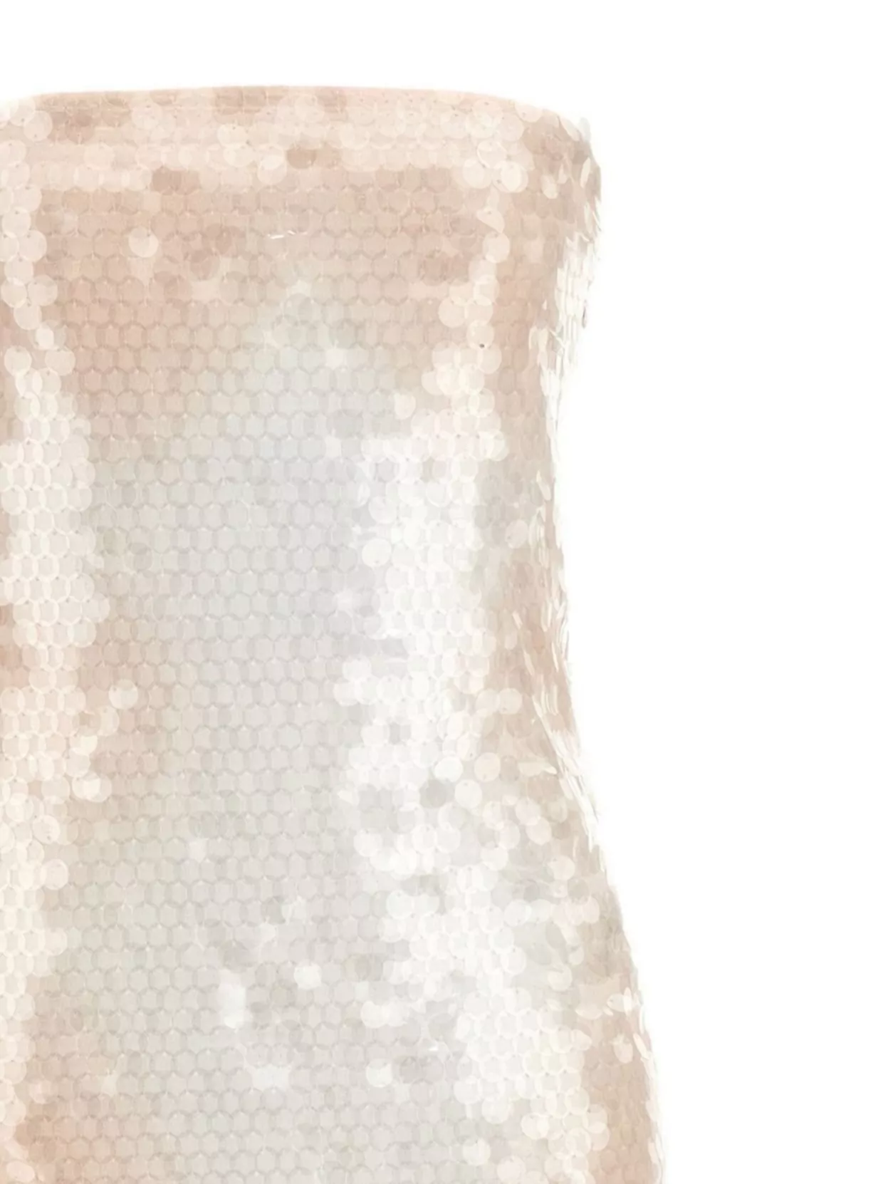 Sportmax Strapless Sequin Embellished Midi Dress