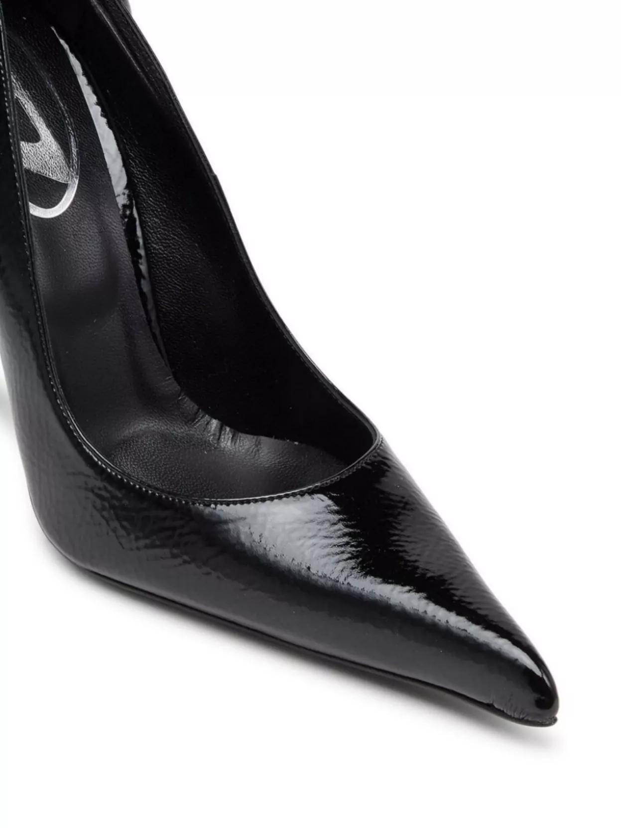 Diesel Heel Detail Pointed Toe Stiletto Pumps