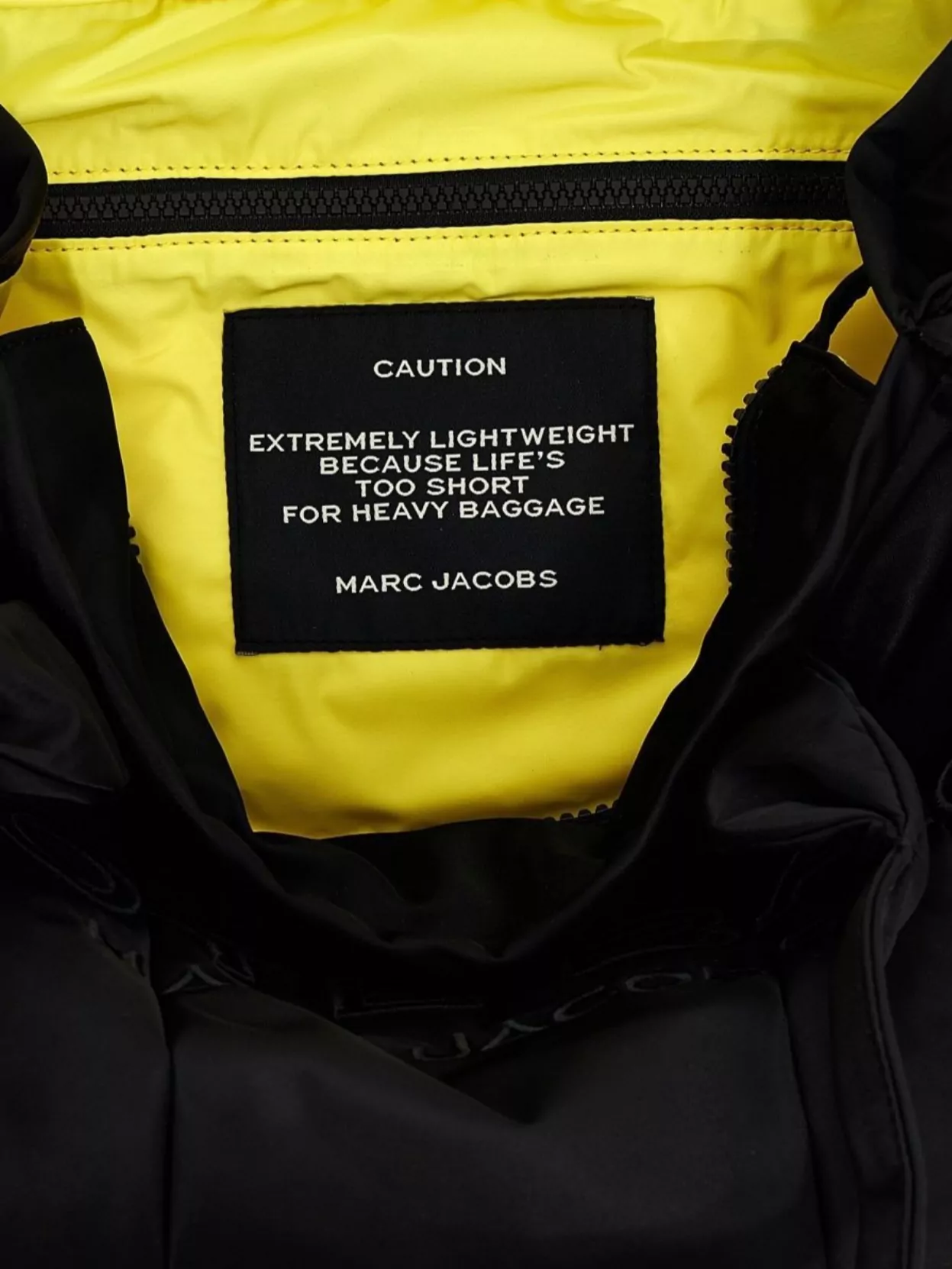 MARC JACOBS OVERSIZED NYLON TOTE WITH SIDE POCKETS AND TOP HANDLES
