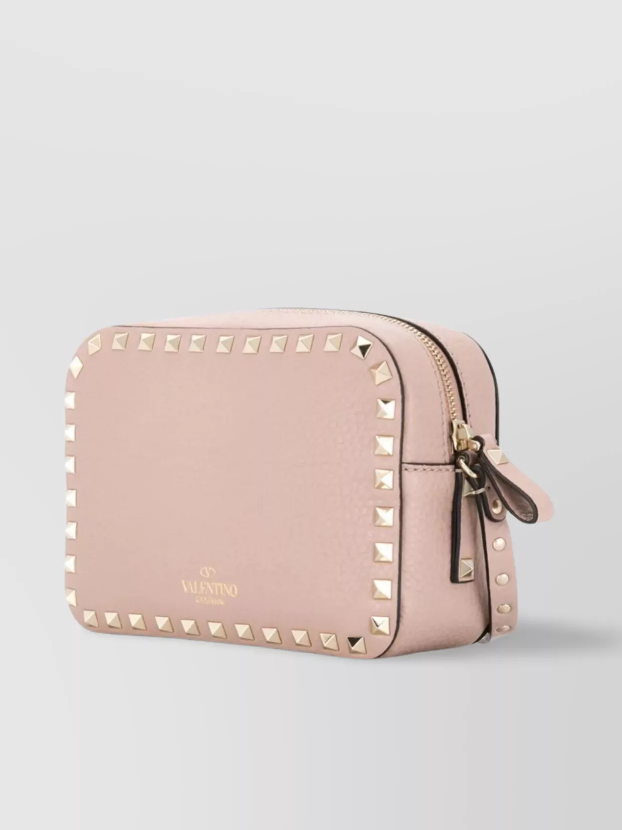 Shop Valentino Textured Studded Crossbody Bag In Pastel