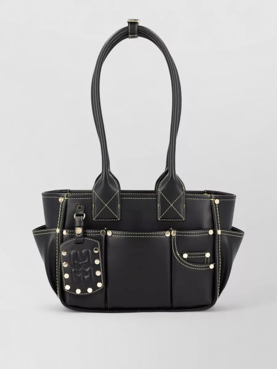 Ganni Small leather shoulder bag