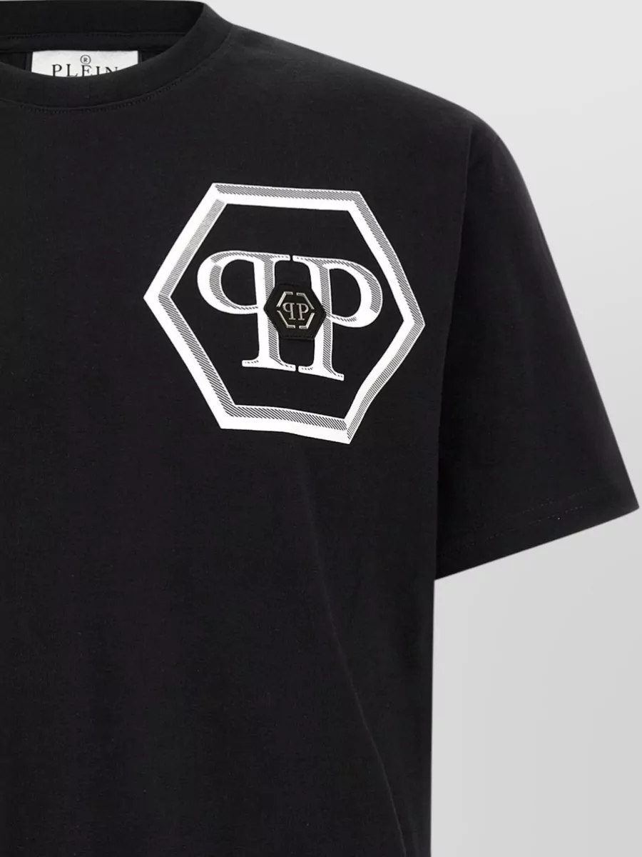 Philipp Plein Logo-Print Hexagon T-Shirt