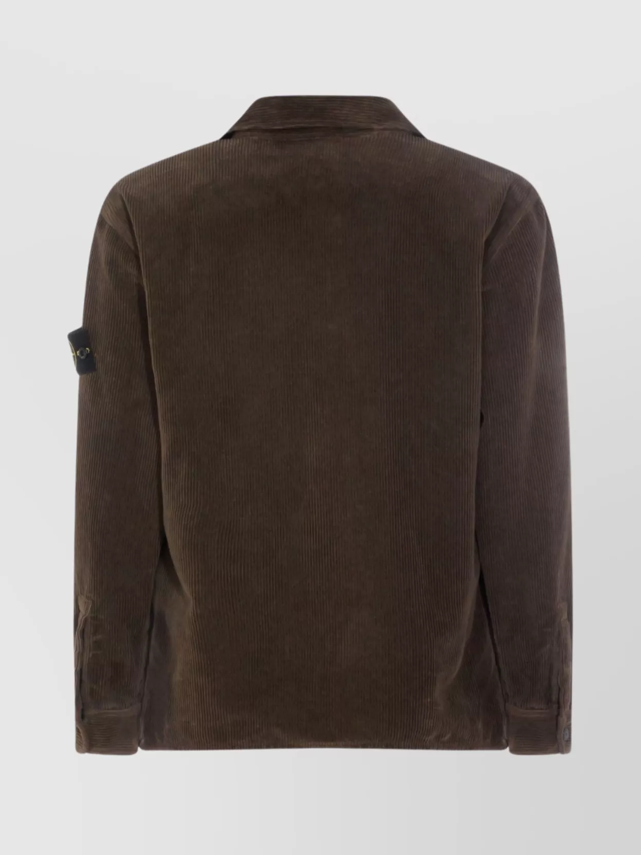 Stone Island Long Sleeve Corduroy Shirt With Chest Pockets