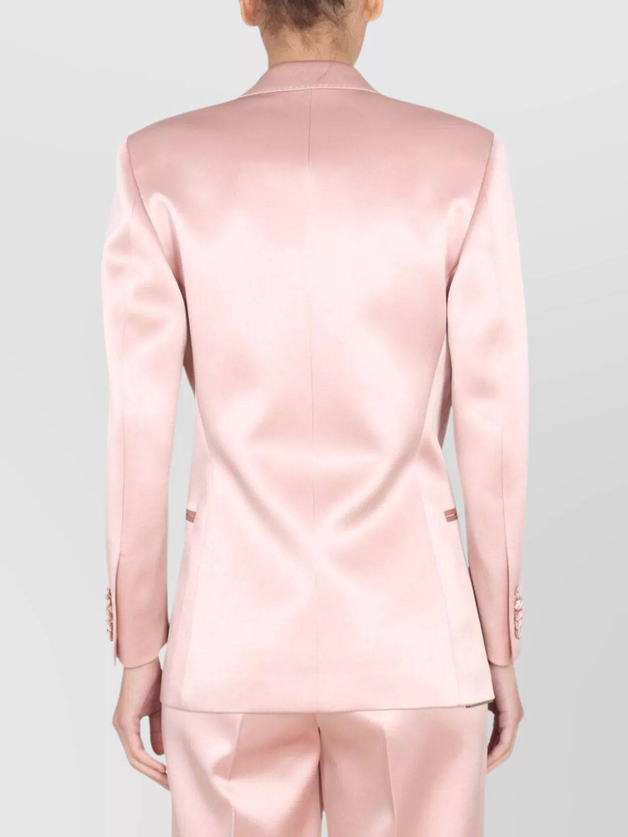 Gucci Double Breasted Satin Jacket