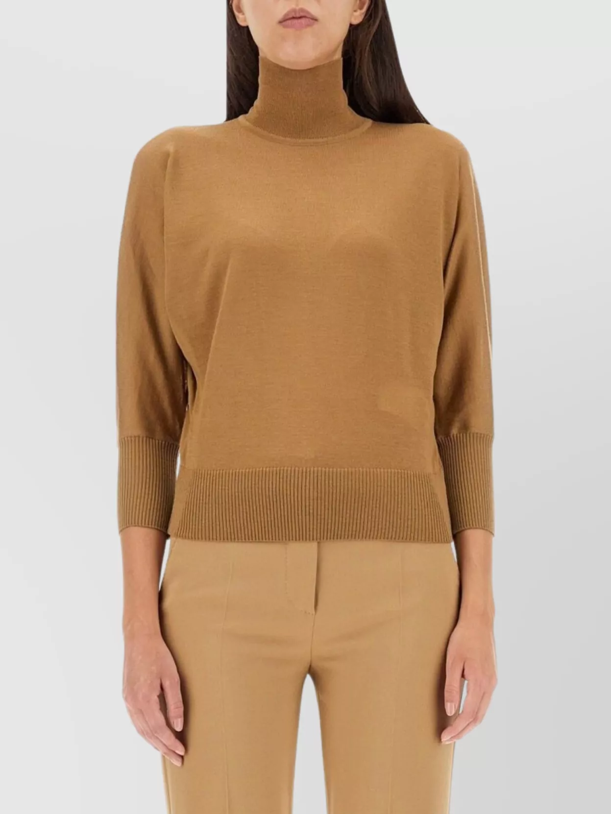 Max Mara wool high neck jumper