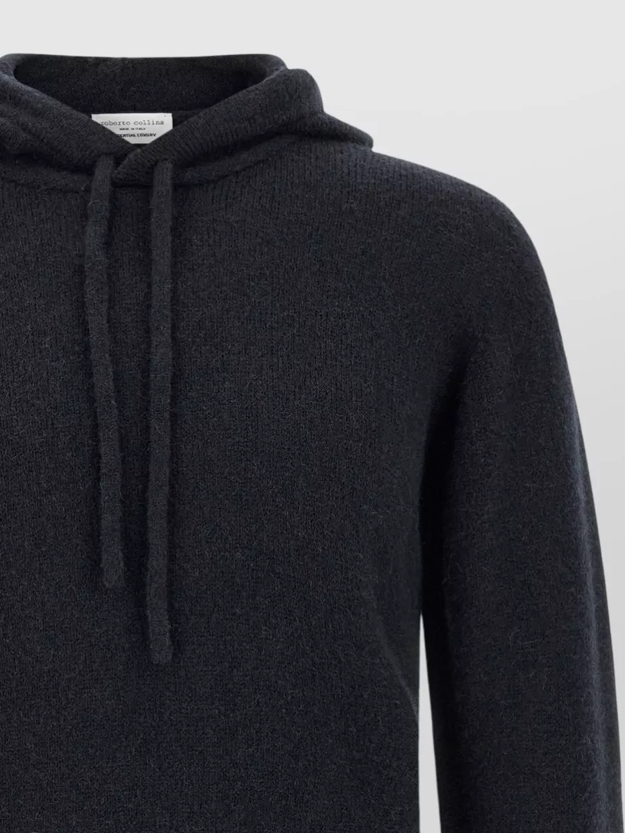 Roberto Collina Hooded Wool Alpaca-Blend Sweater
