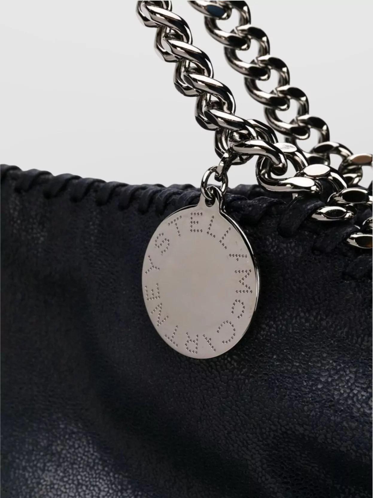 Stella Mccartney Chain Strap Whipstitch Detailing Tote Bags