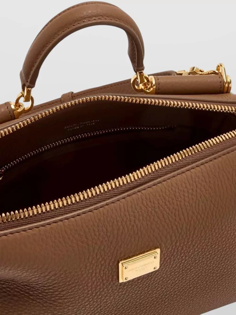 Dolce&Gabbana Vittoria Leather Shoulder Bag