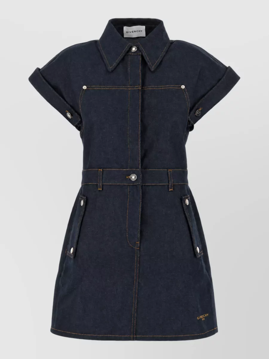 Givenchy Denim mini shirt dress