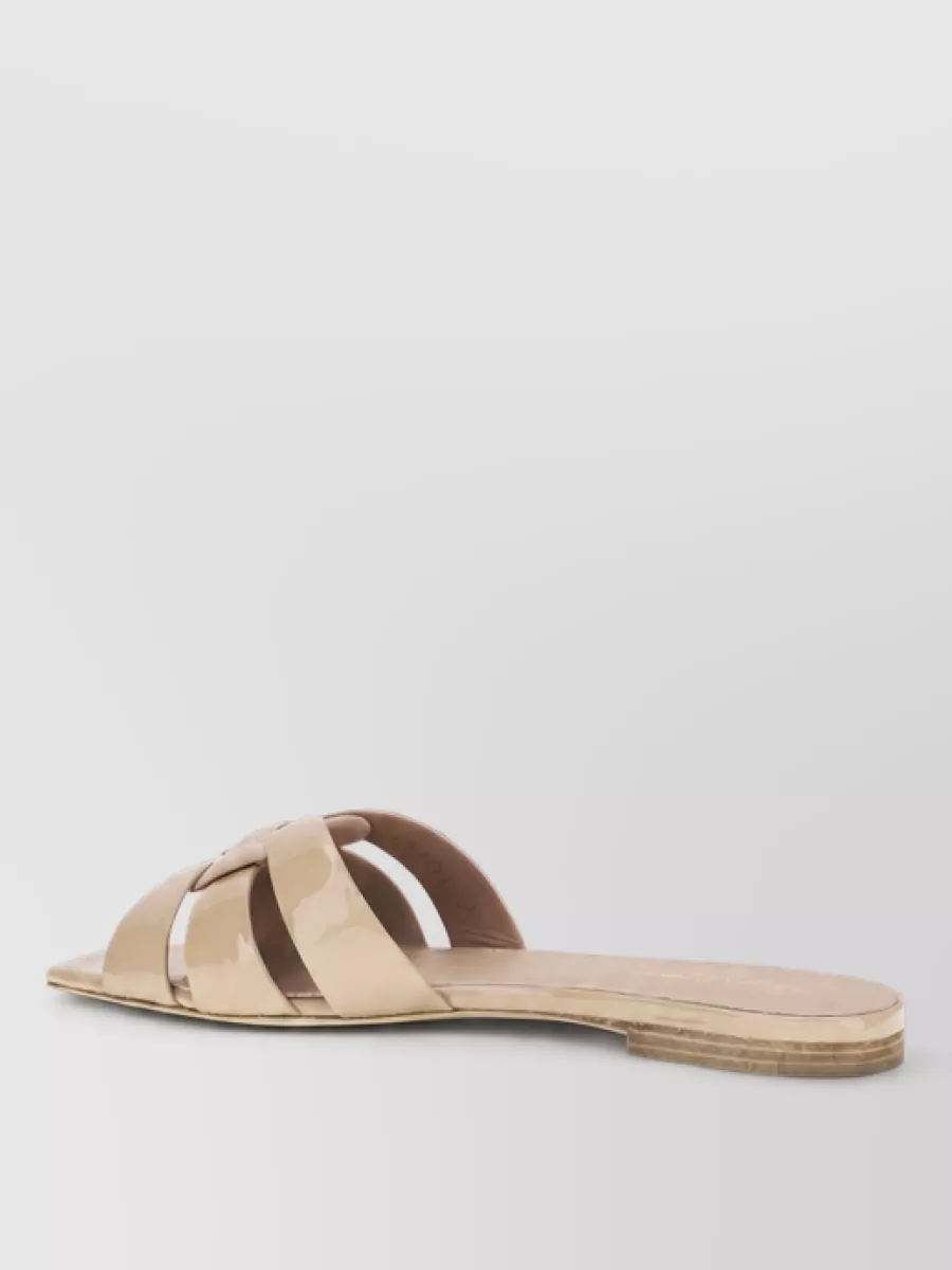 Saint Laurent Leather Mules