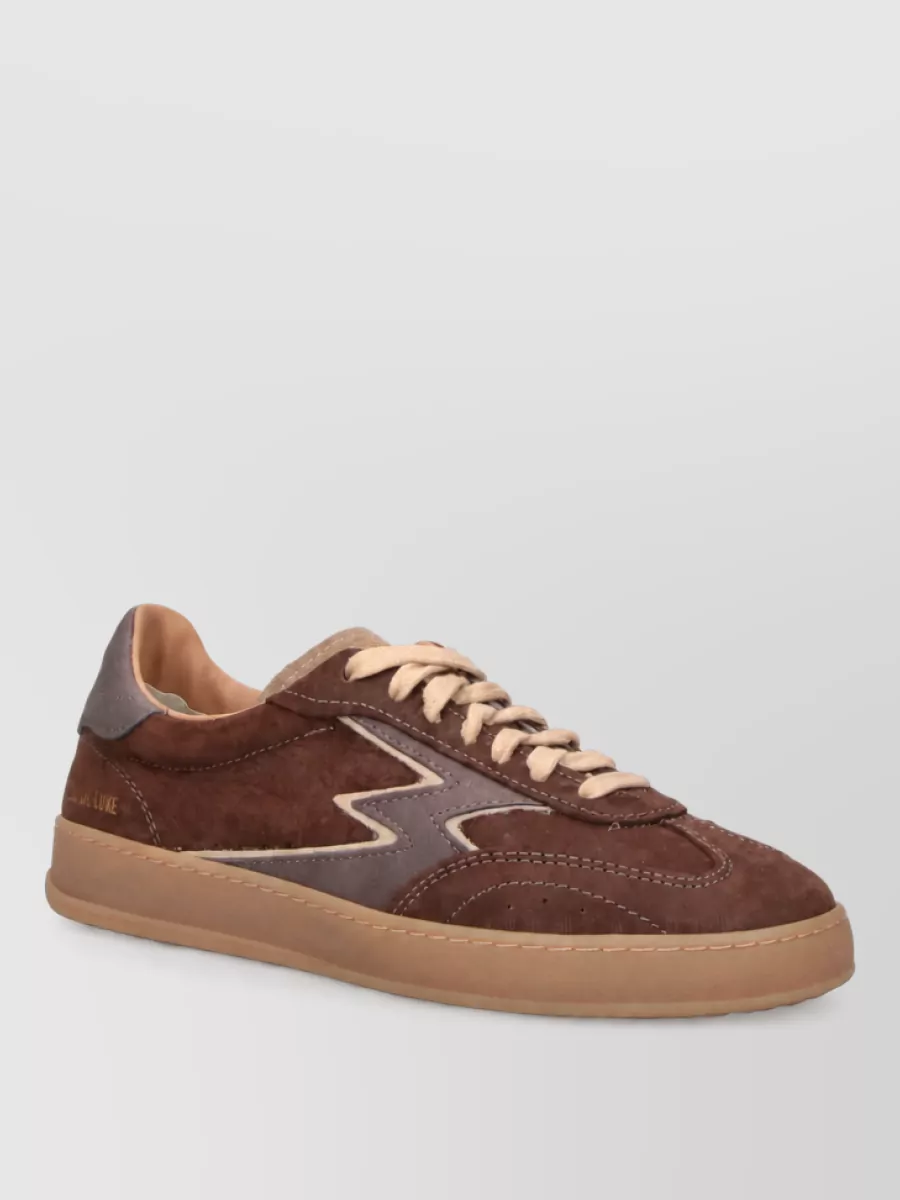 Moa Master Of Arts leather low-top lace-up shoes