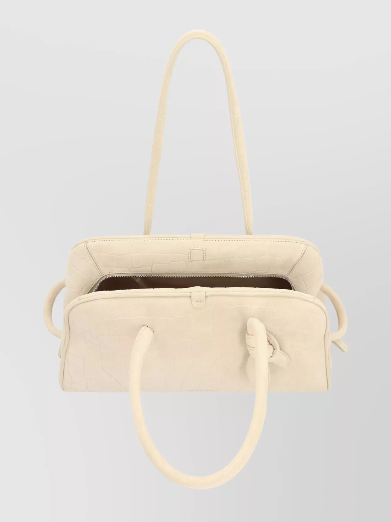 Jacquemus Suede Leather Shoulder Bag With Knotted Detail