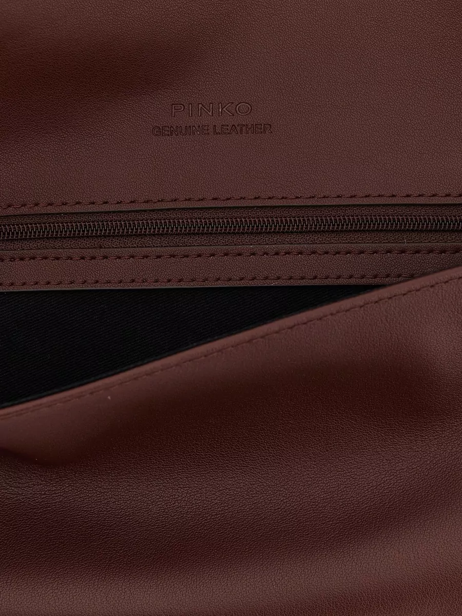 Pinko Love Bag Click Medium Leather Cross-Body Bag