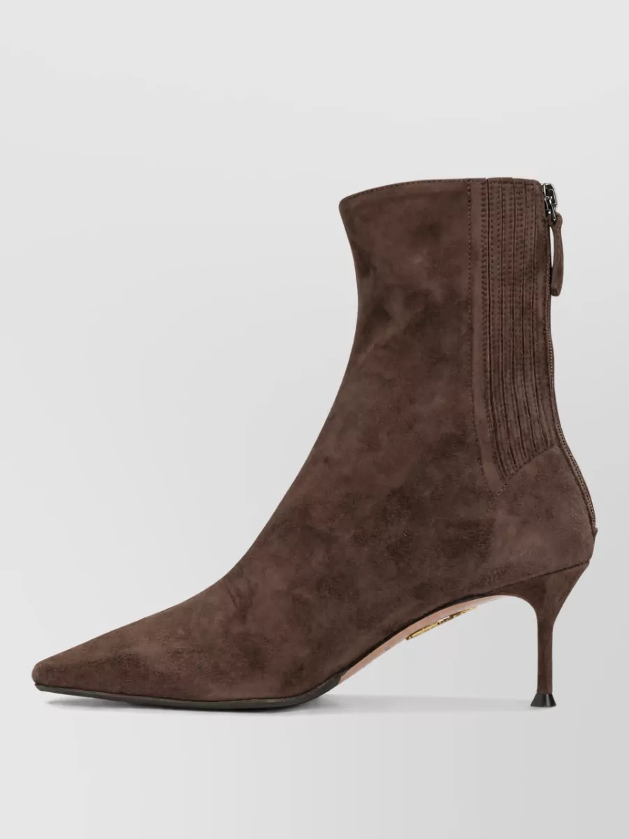 Aquazzura Leather Ankle Boots