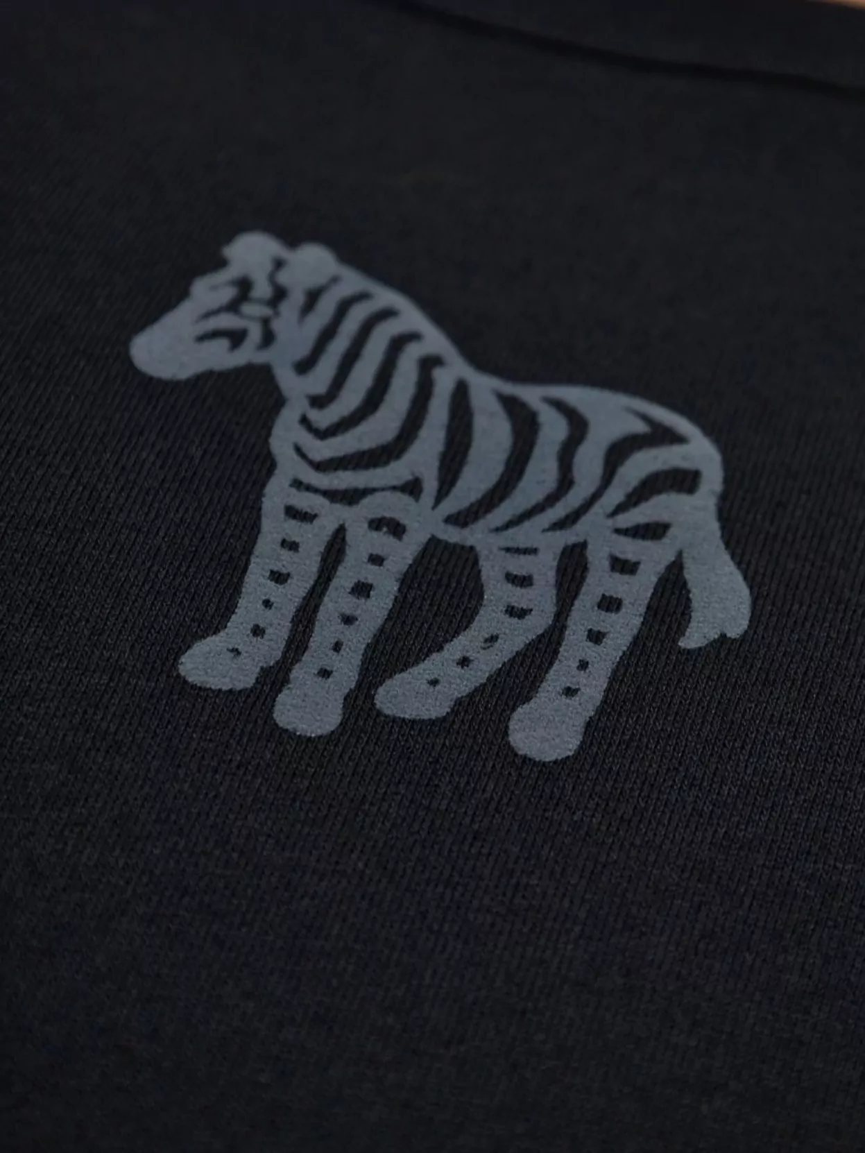 Paul Smith Organic Cotton Zebra Crew Neck T-Shirt