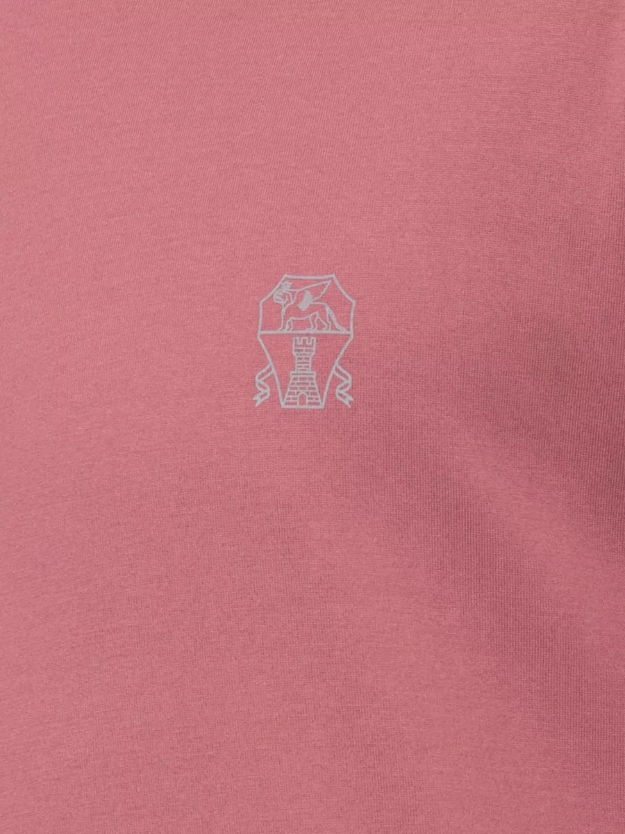 Brunello Cucinelli Cotton Regular-Fit Logo-Print T-Shirt