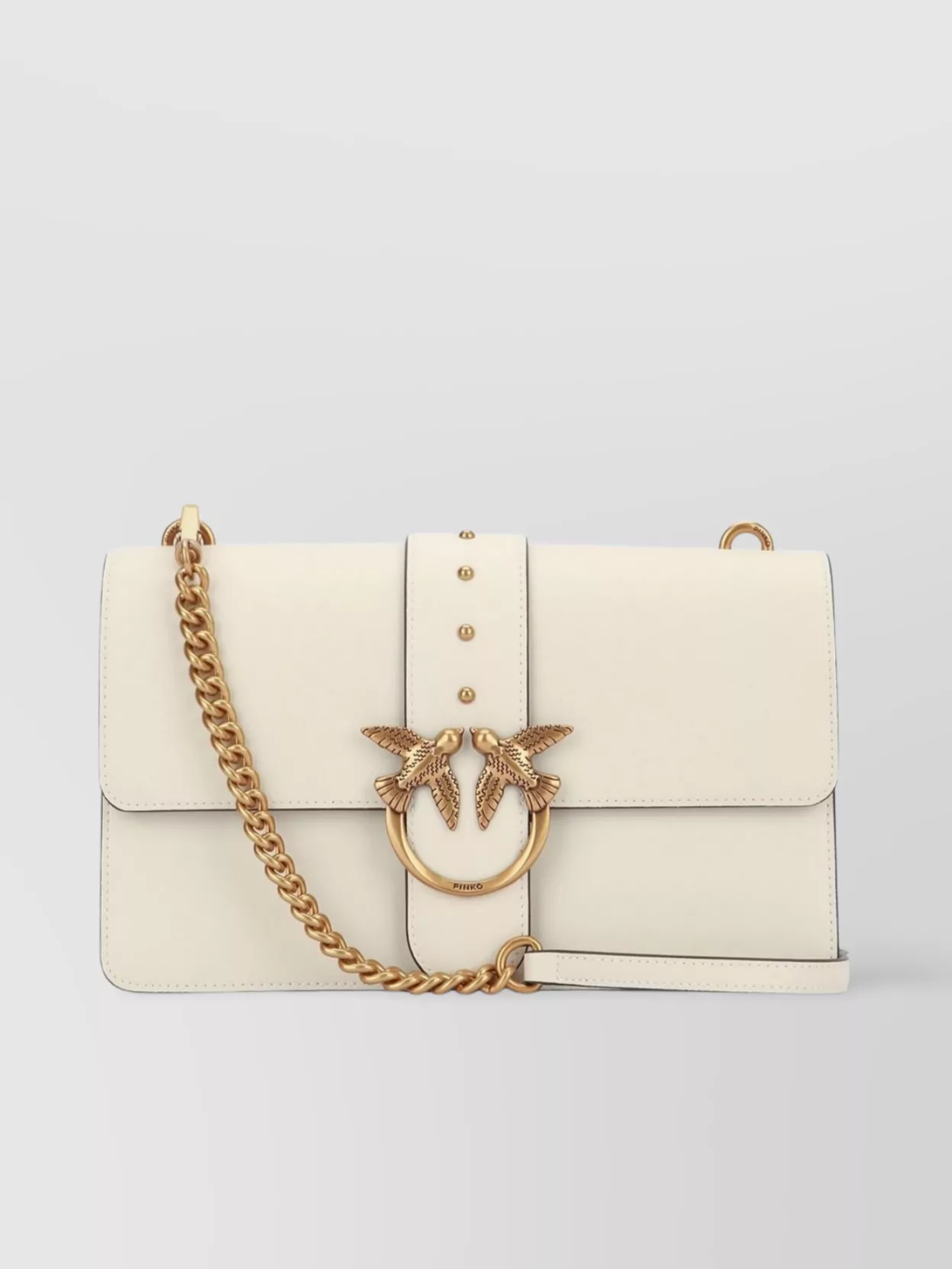 Pinko Love Bag One Leather Crossbody Bag