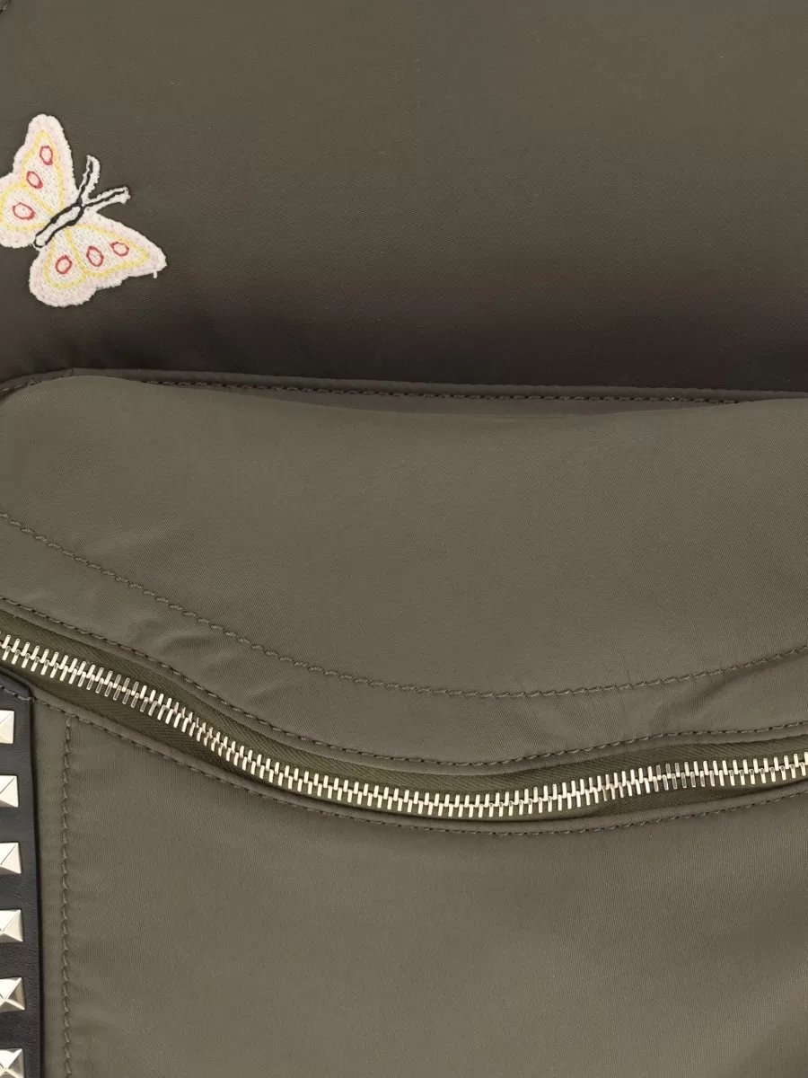 Valentino Garavani Embellished Fabric Backpack