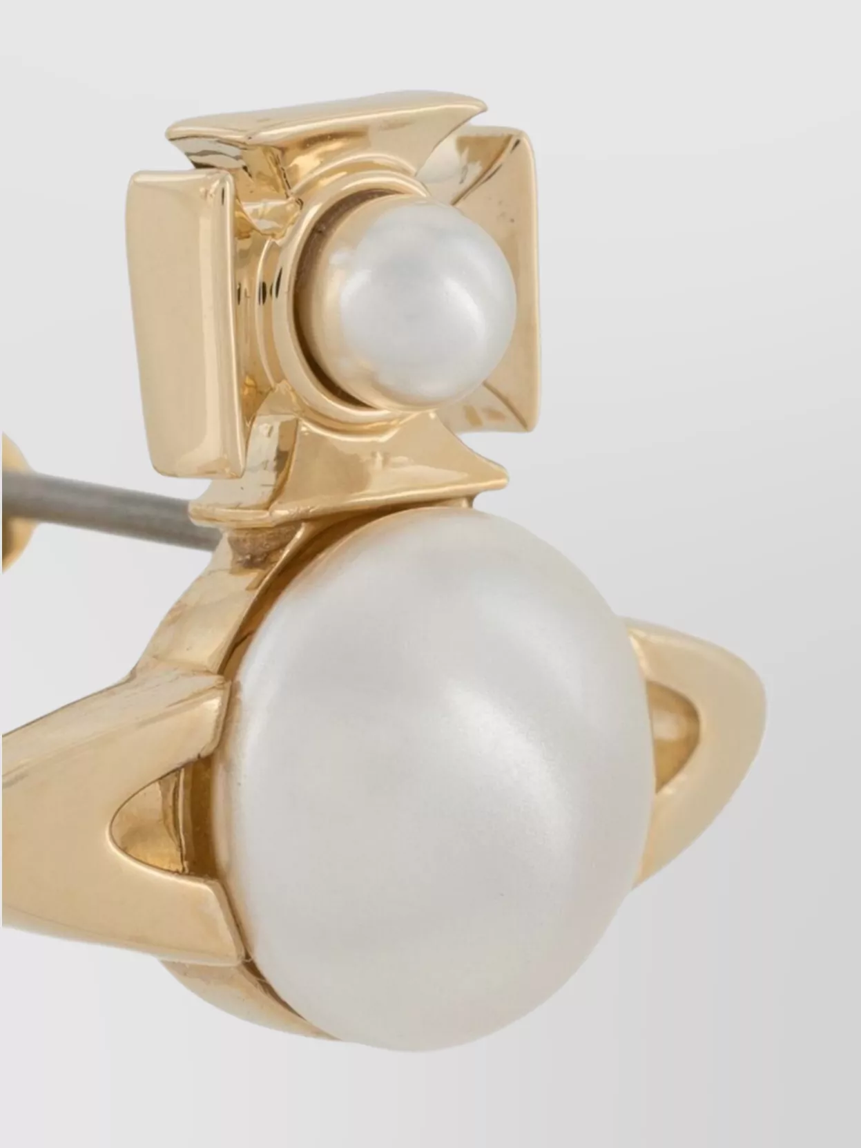 Vivienne Westwood Drop Pearl Earrings Pair