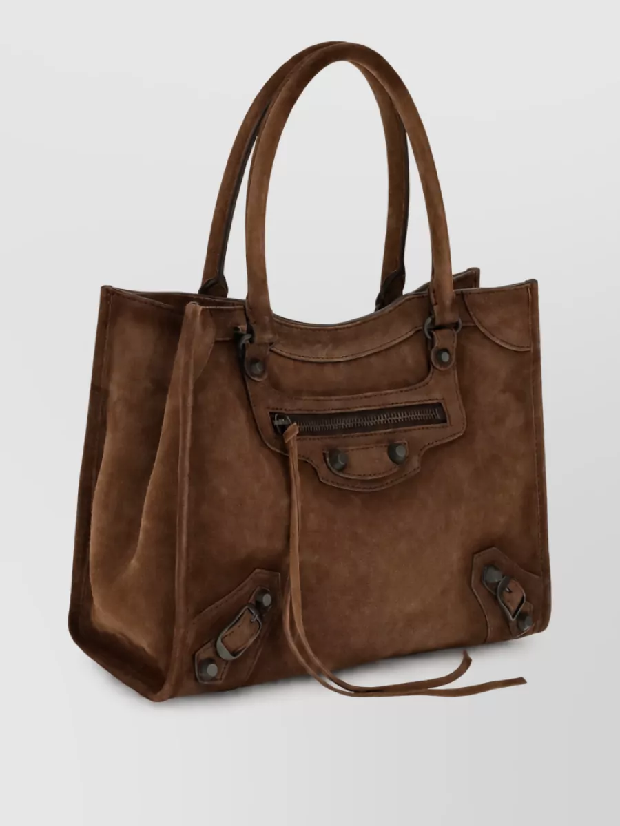 Balenciaga le city mini leather tote bag