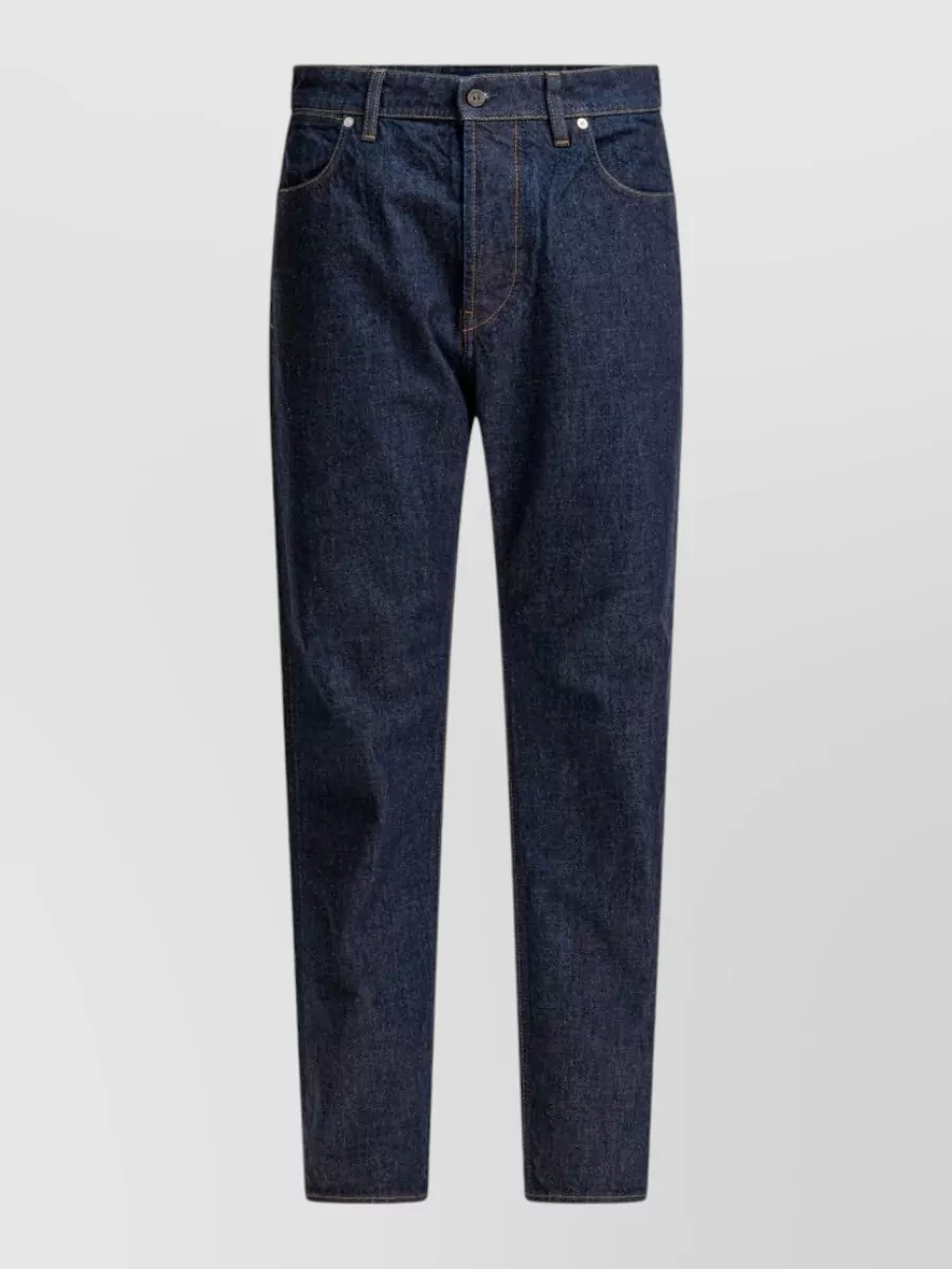 Stone Island denim regular-fit straight-leg jeans