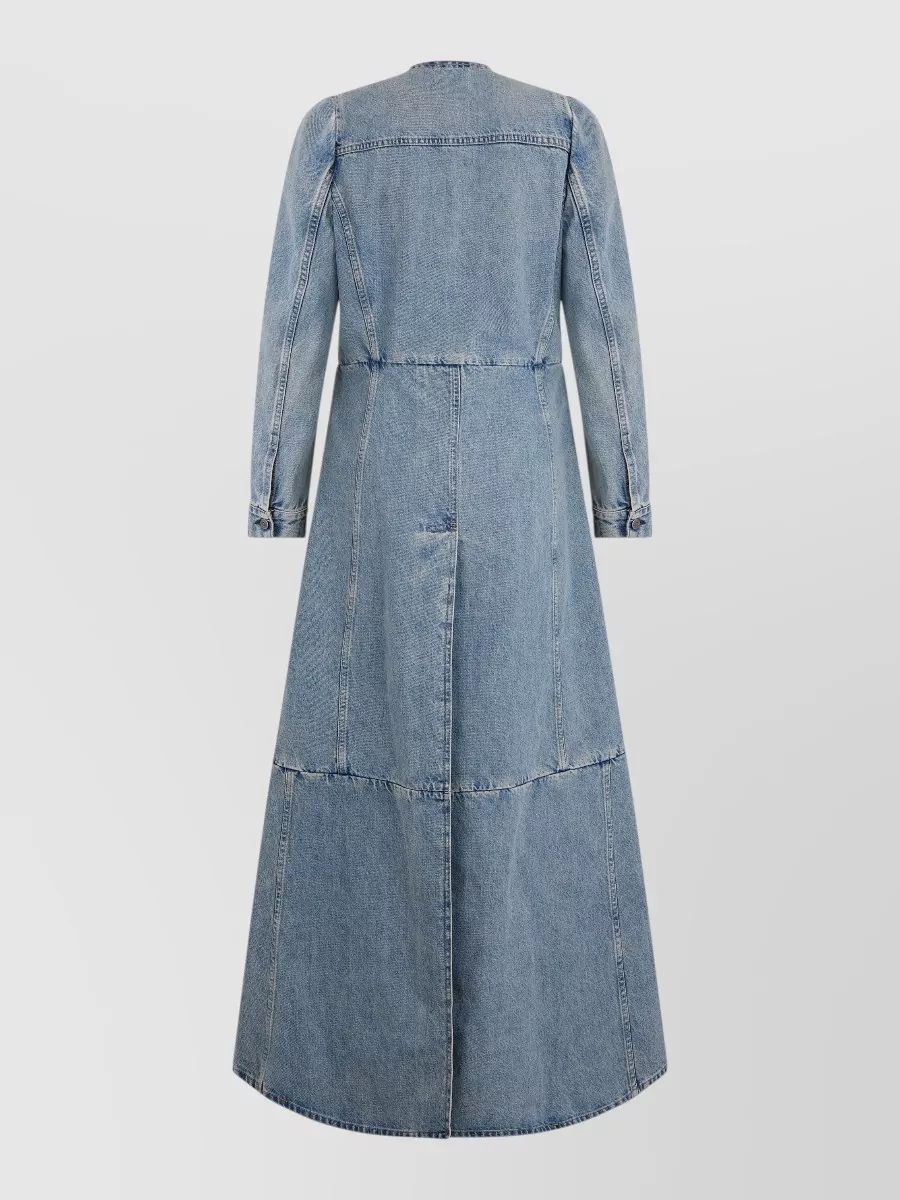 Maison Margiela Denim Long-Sleeve Straight Coat