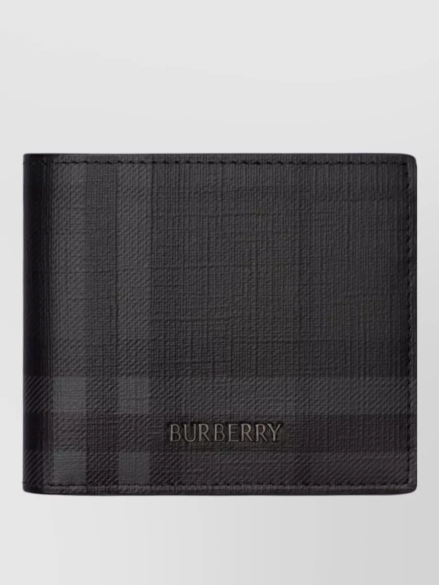 Burberry coated canvas wallet