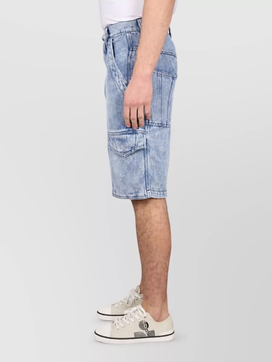 Isabel Marant Lyocell Cargo Shorts