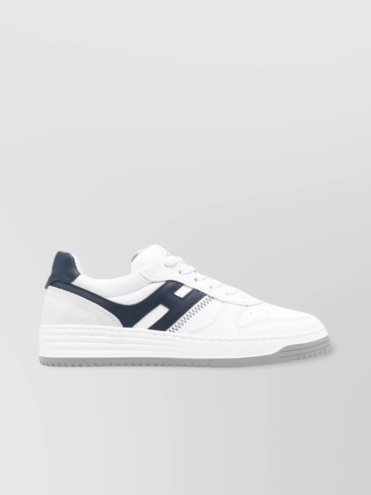 Hogan Leather Sneakers Perforated Detailing