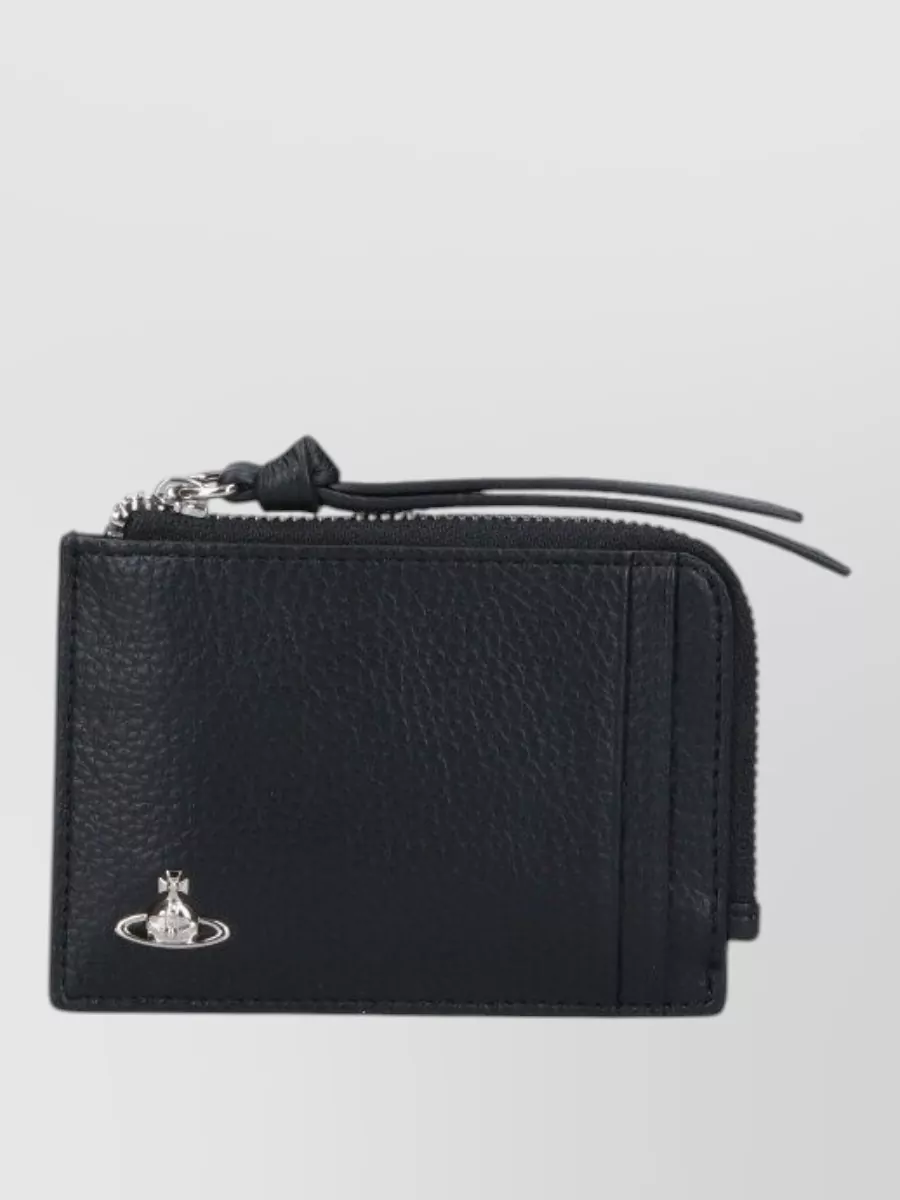 Vivienne Westwood Wrist Strap Leather Wallet And Cardholder