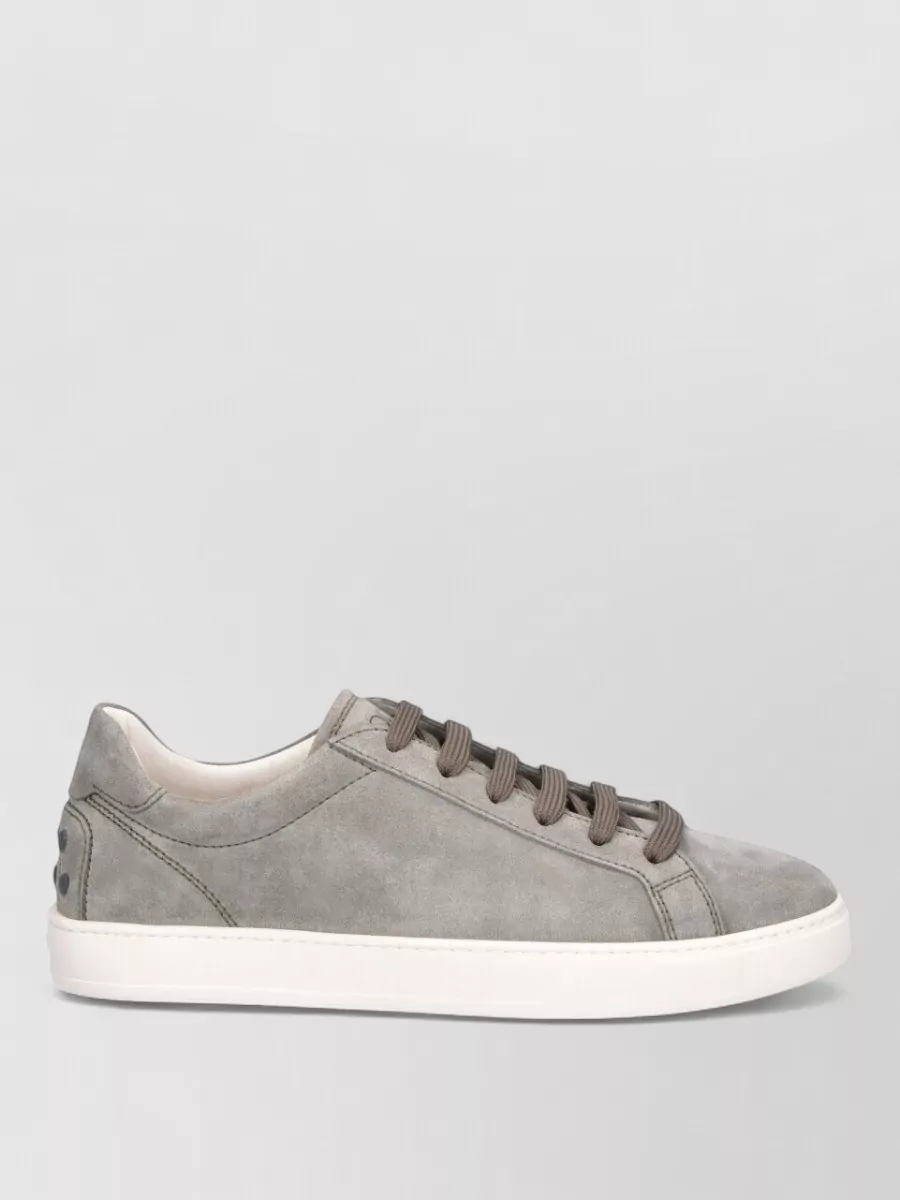 Tod's Leather Low Top Lace-Up Shoes