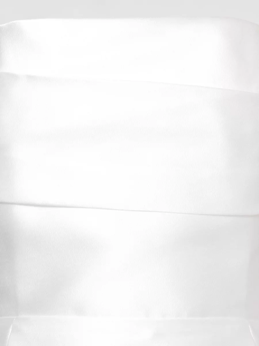 Solace London Strapless High-Low Mini Dress