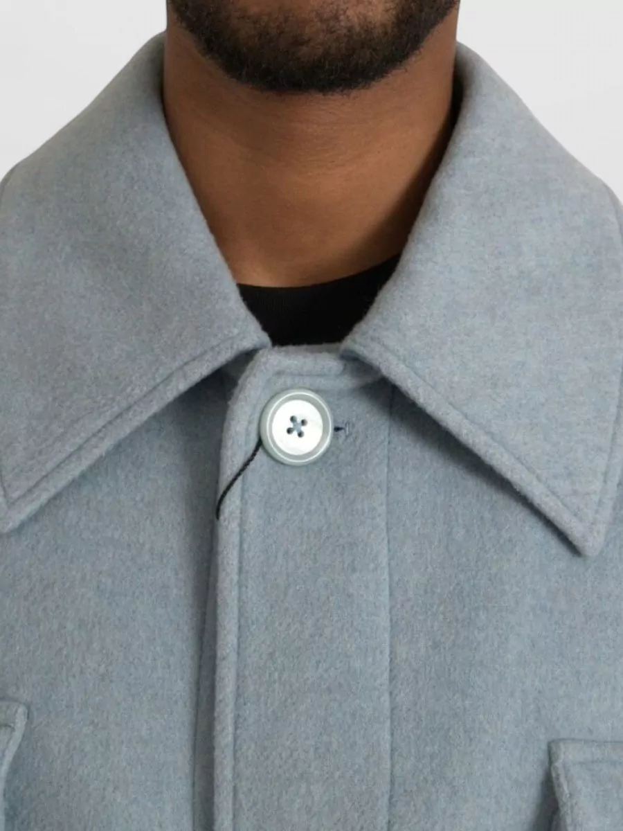 Dolce&Gabbana Virgin Wool Single-Breasted Coat