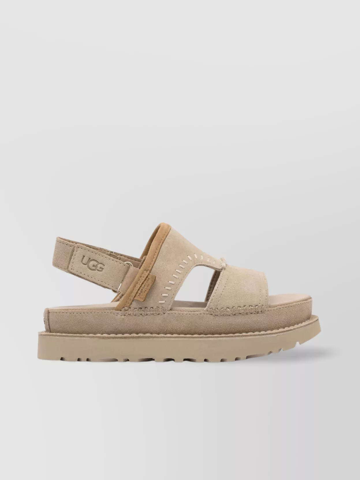 Ugg Toe Open Sole Textured Detailing Stitch