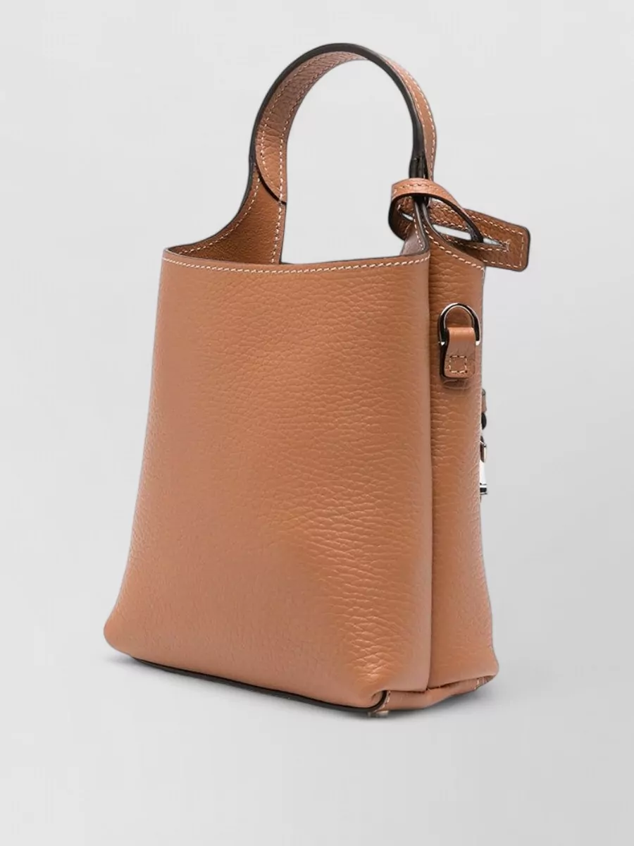 Tod's Micro Hammered Leather Mini Bag