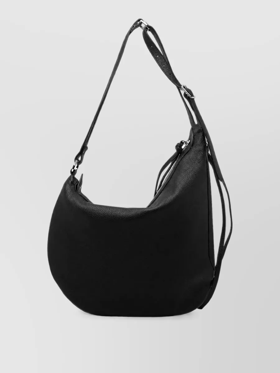 Fendi Leather Oyster Large Crossbody Bag