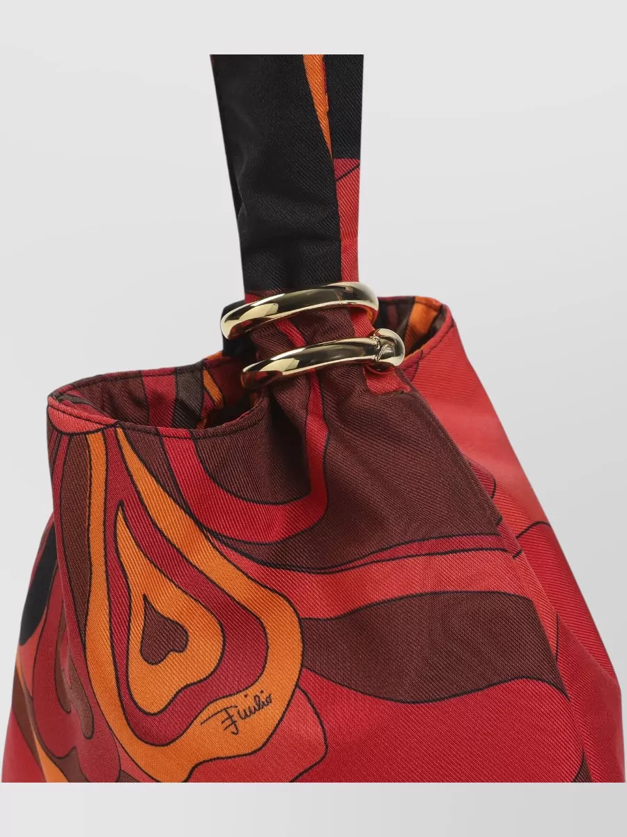 Pucci Silk Printed Clutch Bag