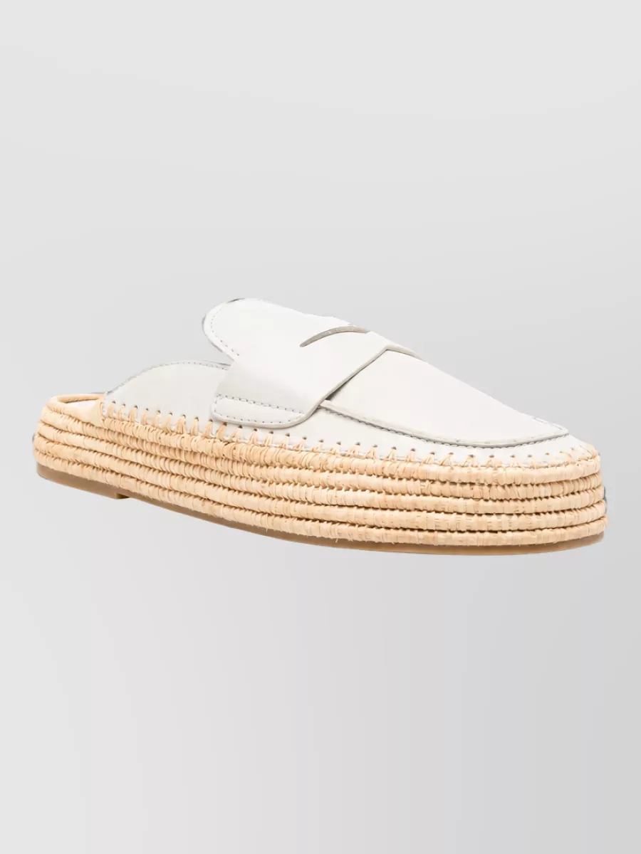 Paloma Barceló Leather Slides