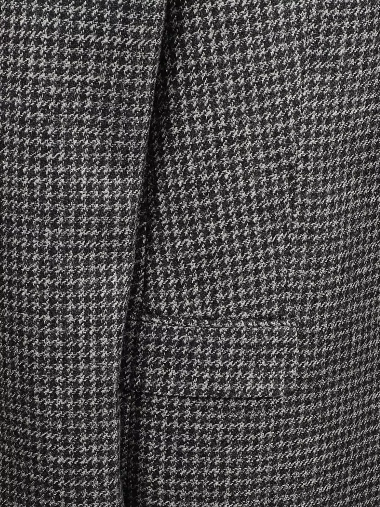 Tagliatore Notch Lapel Wool Jacket With Long Sleeves In Black