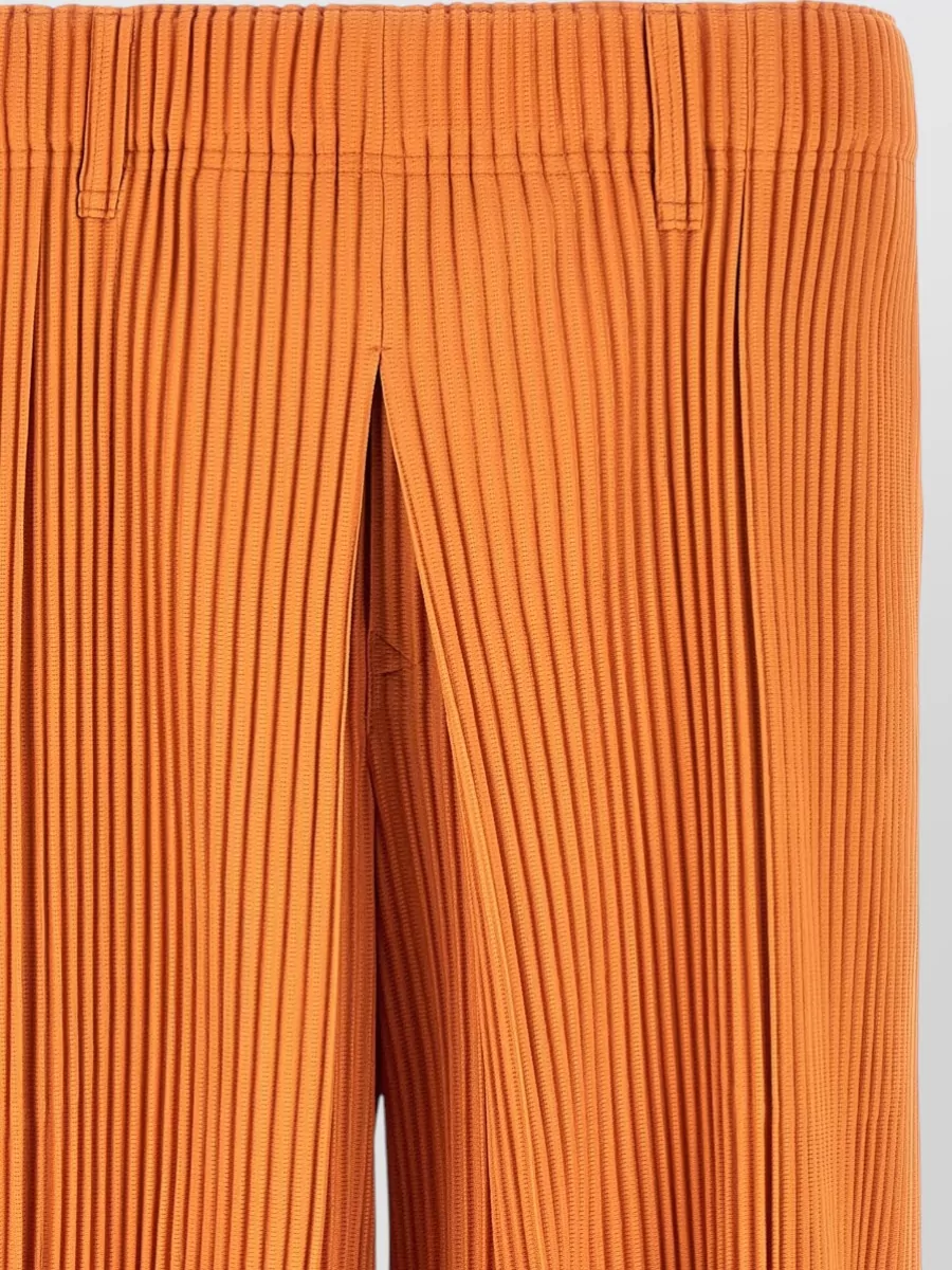Homme Plisse Issey Miyake Pleated Wide-Leg Bermuda Shorts