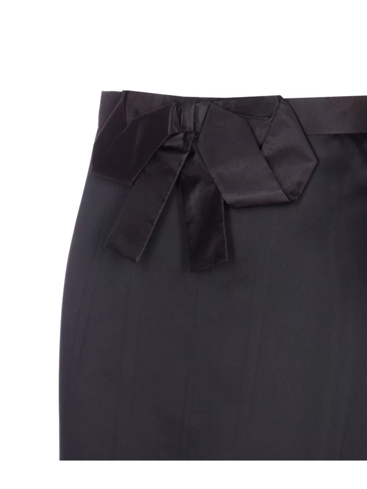Valentino Garavani High Waist Midi Skirt With Bow Detail