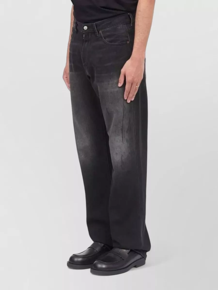 Mm6 Maison Margiela Denim Straight-Leg Jeans
