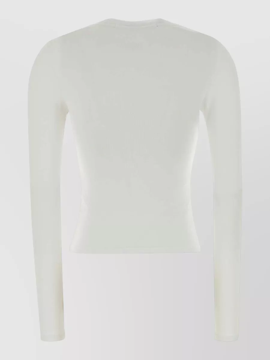 Alexander Wang Logo-Print Long-Sleeve T-Shirt