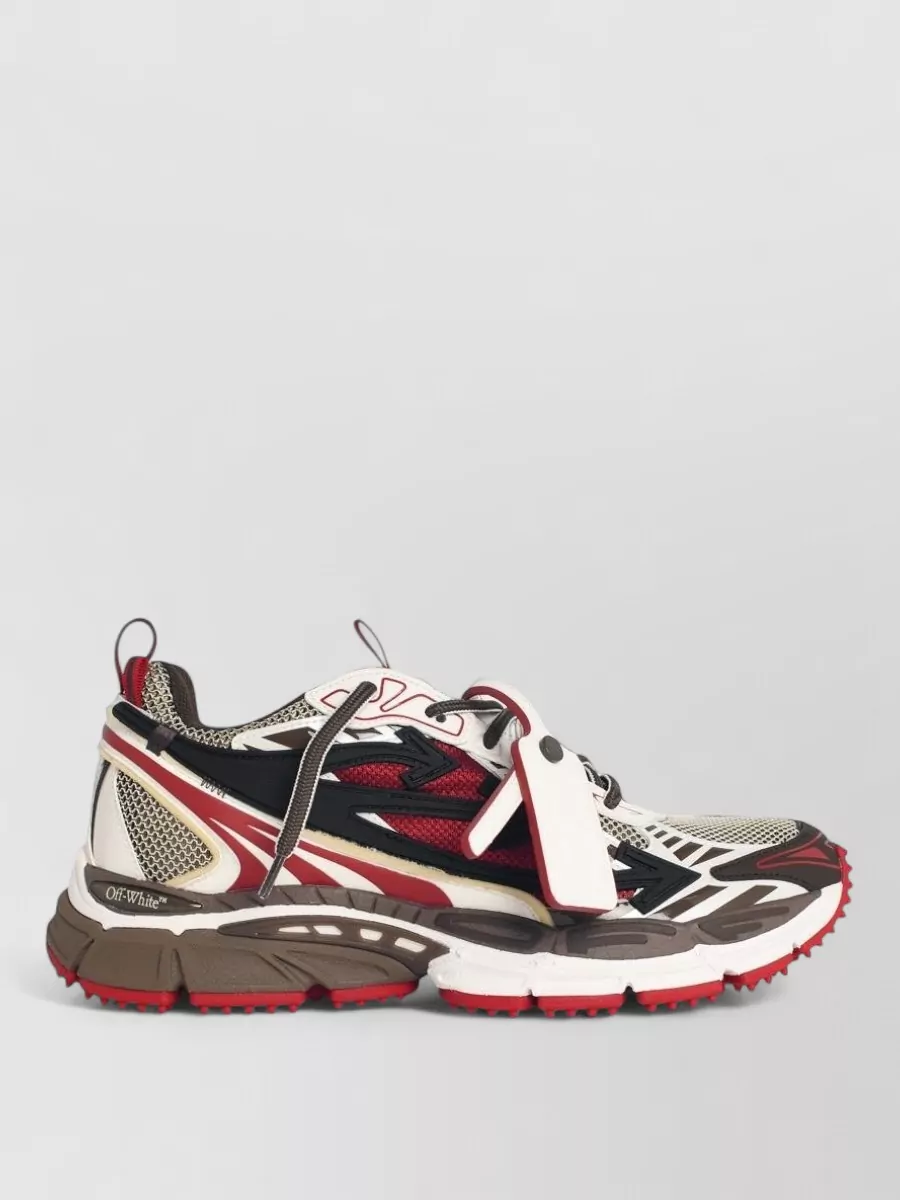 Off-White Be Right Back Leather Blend Sneakers