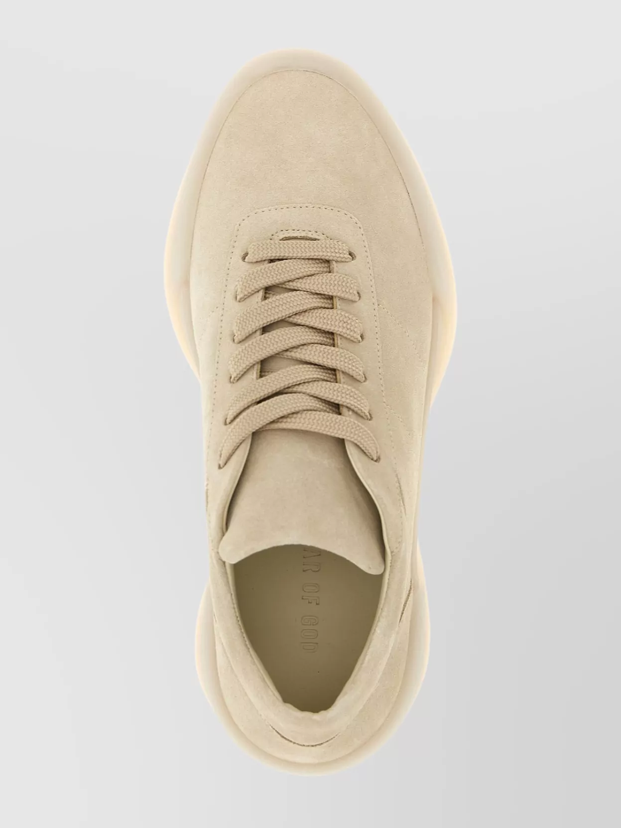 Fear Of God Low Top Suede Sneakers With Rubber Sole