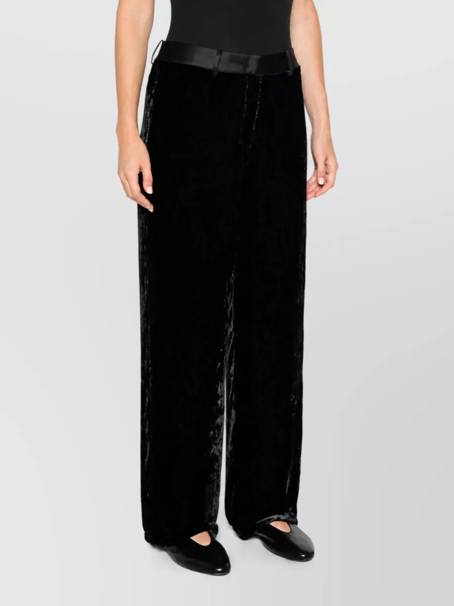 Forte Forte Velvet Straight-Leg Trousers