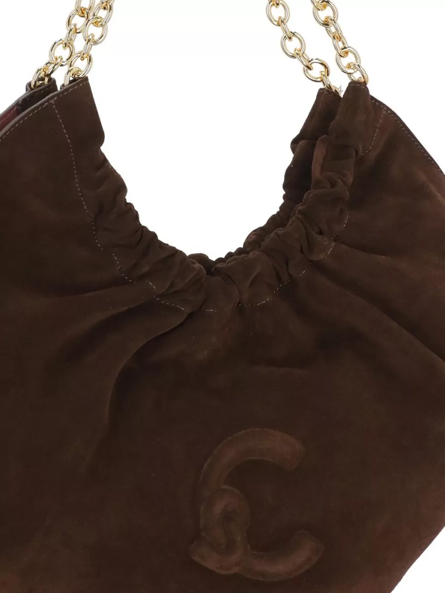 Coccinelle Suede Leather Shoulder Bag
